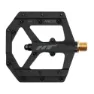 HT Me03t Titanium Cykelpedaler, Stealth black, One Size