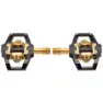HT T2 Titanium Limited Edition Cykelpedaler, Stealth black / gold, One Size