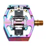 HT X3 Titanium Cykelpedaler, Oilslick, One Size