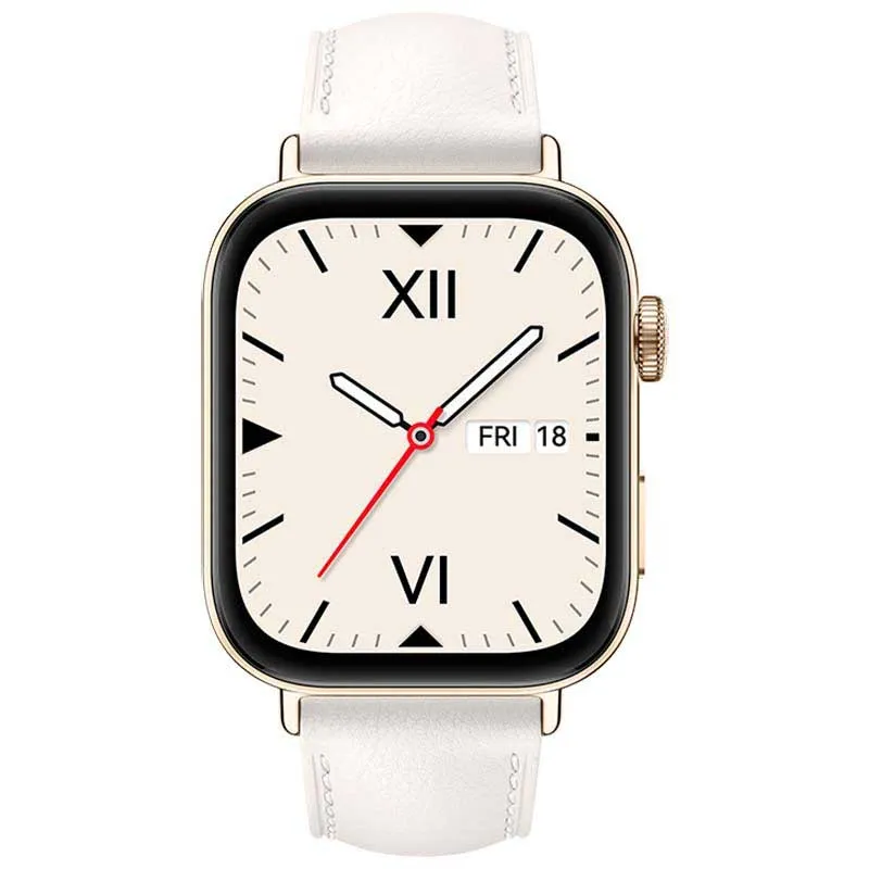 Huawei Watch Fit 3 Leather Smartklocka, White