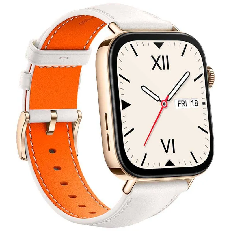 Huawei Watch Fit 3 Leather Smartklocka, White