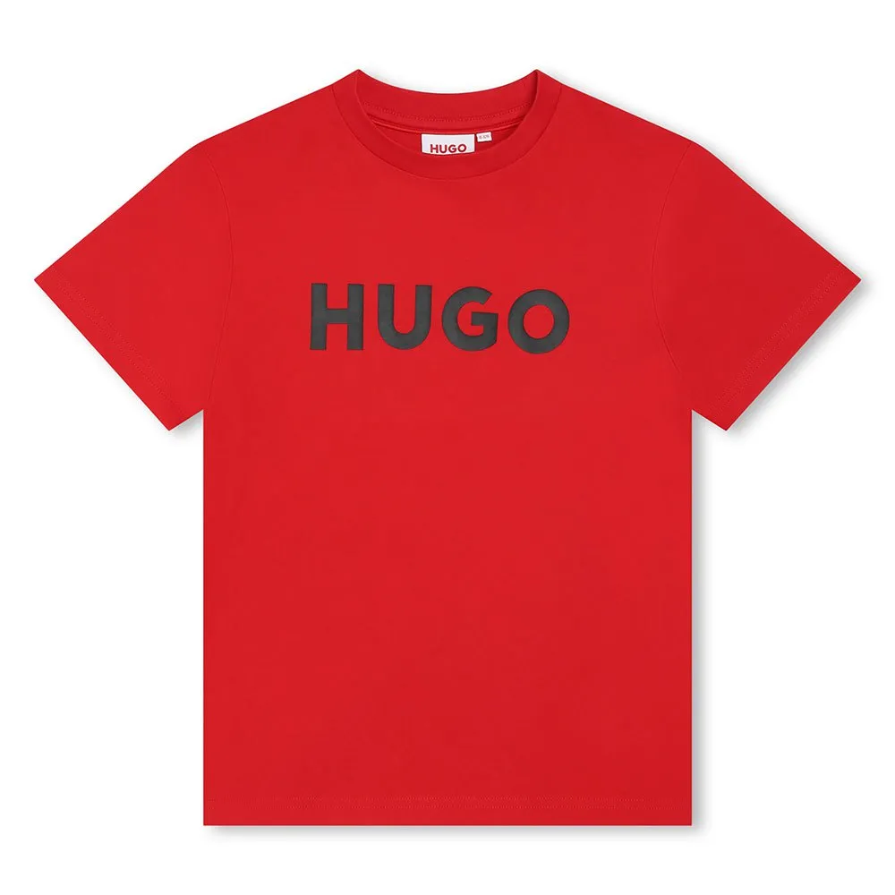 Hugo G00007 T-shirt Med Korta ärmar, Red, 14Y