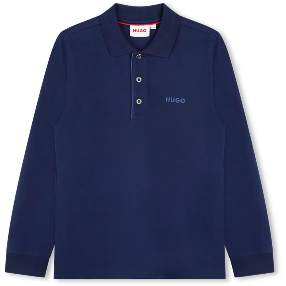 Hugo G00156 Pikétröja Med Lång ärm