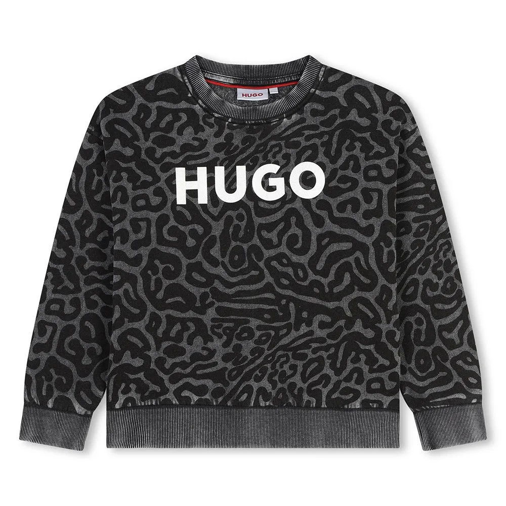 Hugo G00213 Tröja, Black, 14Y