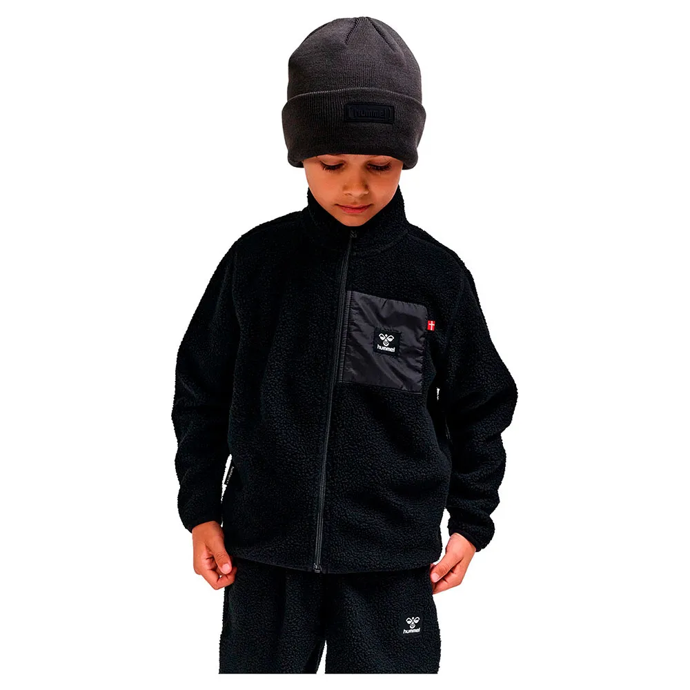 Hummel Atlas Fleecejacka Med Dragkedja, Black, 80cm Hummel Atlas Fleecejacka Med Dragkedja, Black, 80cm