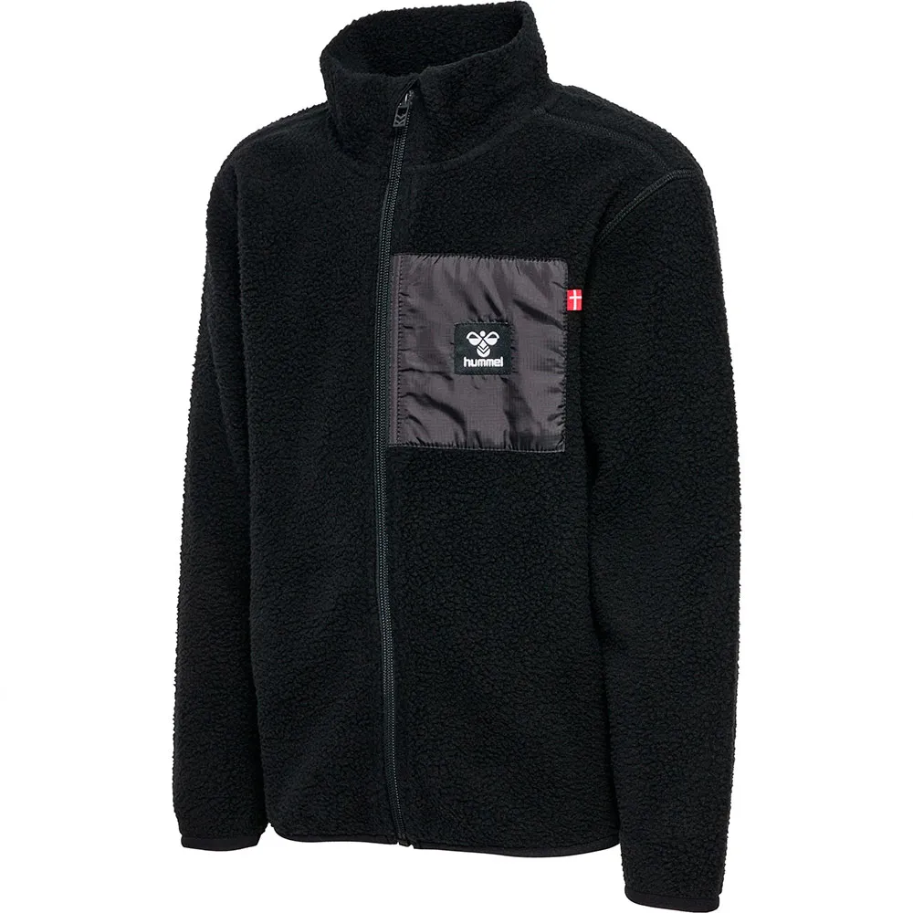 Hummel Atlas Fleecejacka Med Dragkedja, Black, 80cm Hummel Atlas Fleecejacka Med Dragkedja, Black, 80cm