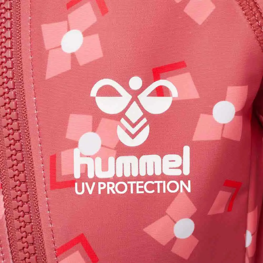 Hummel Cala Uv-shorts Med Korta ärmar unisex, Dusty cedar, 80cm Hummel Cala Uv-shorts Med Korta ärmar unisex, Dusty cedar, 80cm