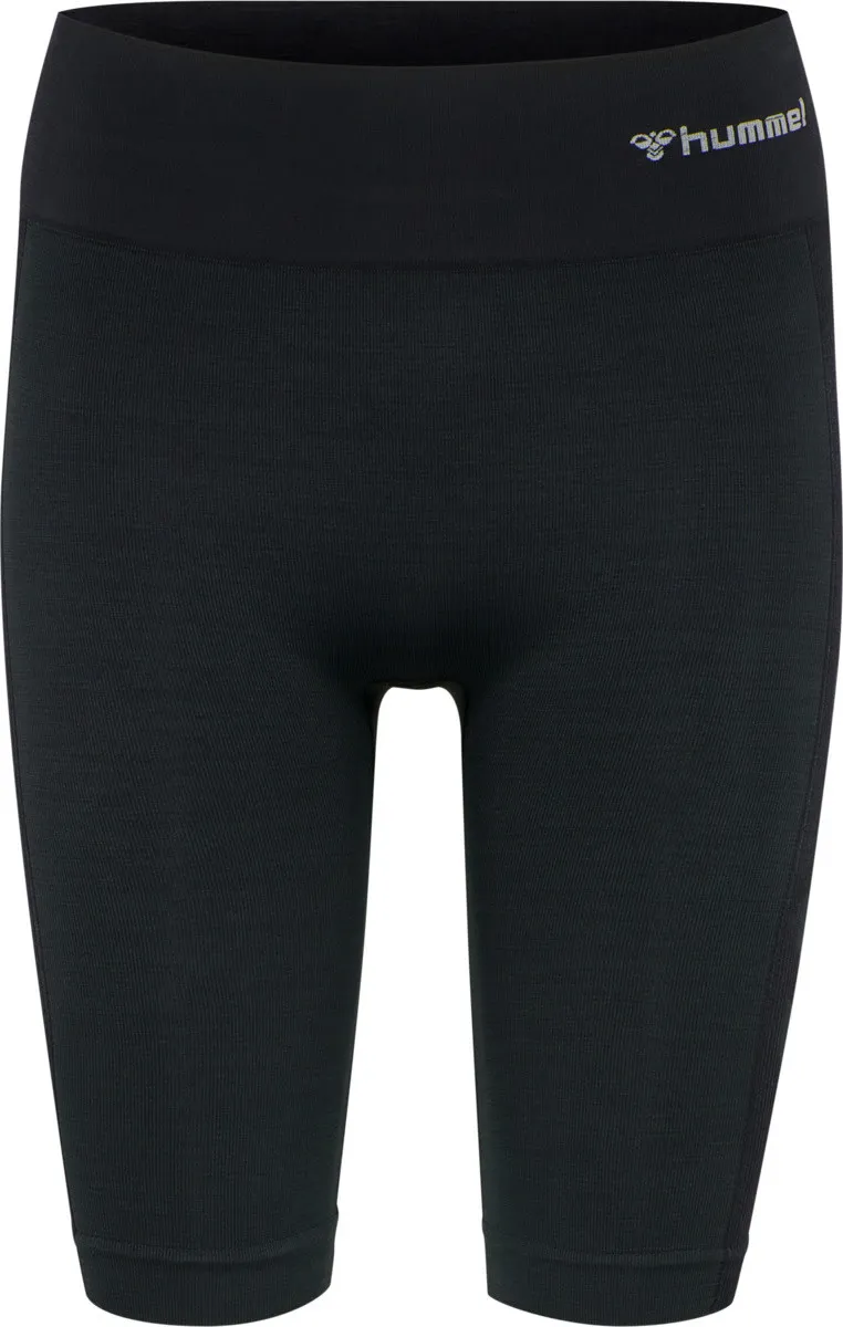 Hummel Women's Hmlclea Seamless Cycling Shorts, Black Melange Hummel Women's Hmlclea Seamless Cycling Shorts, Black Melange