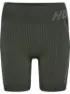 Hummel Women's hmlTE Christel Seamless Shorts, Climbing Ivy/Seagrass Melange