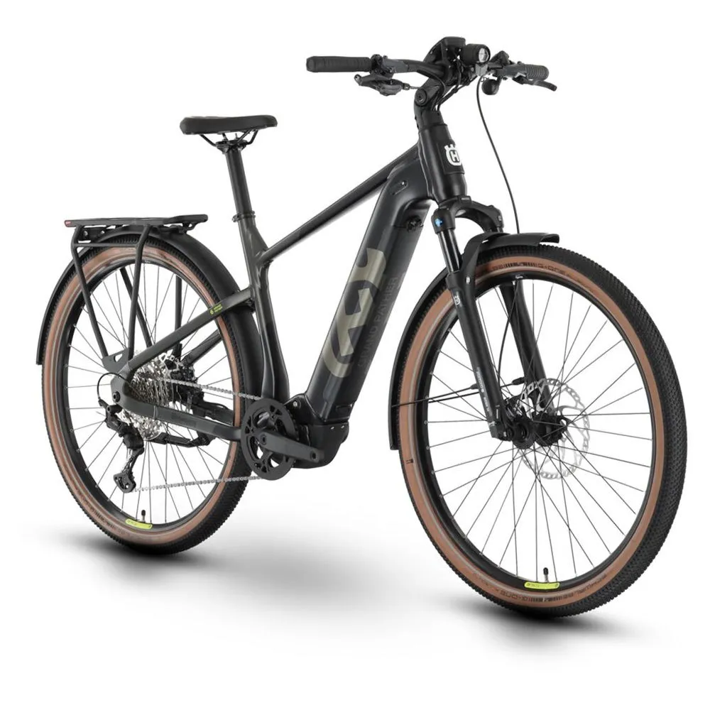 Husqvarna Grand Pather 6 Gent 29´´ 12s 2025 Elcykel, Black / dark green matt, 55, 835Wh
