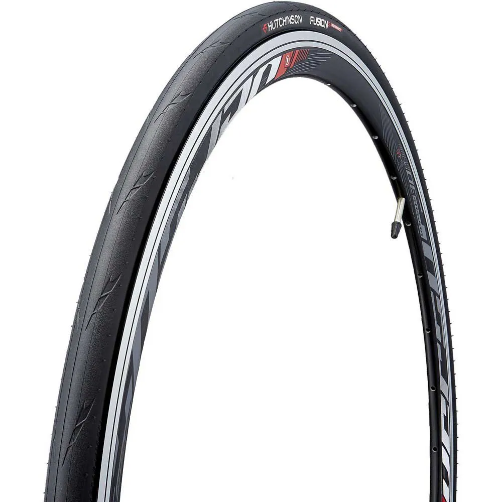 Hutchinson Fusion 5 Performance 700c X 25 Styv Landsvägsdäck, Black / Grey, 700C x 25 Hutchinson Fusion 5 Performance 700c X 25 Styv Landsvägsdäck, Black / Grey, 700C x 25