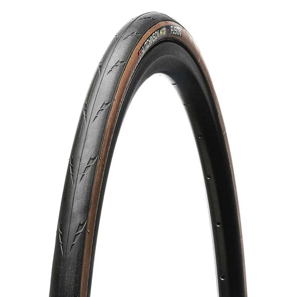 Hutchinson Fusion 5 Performance Storm Protech 700c X 25 Landsvägsdäck, Black / tan, 700C x 25