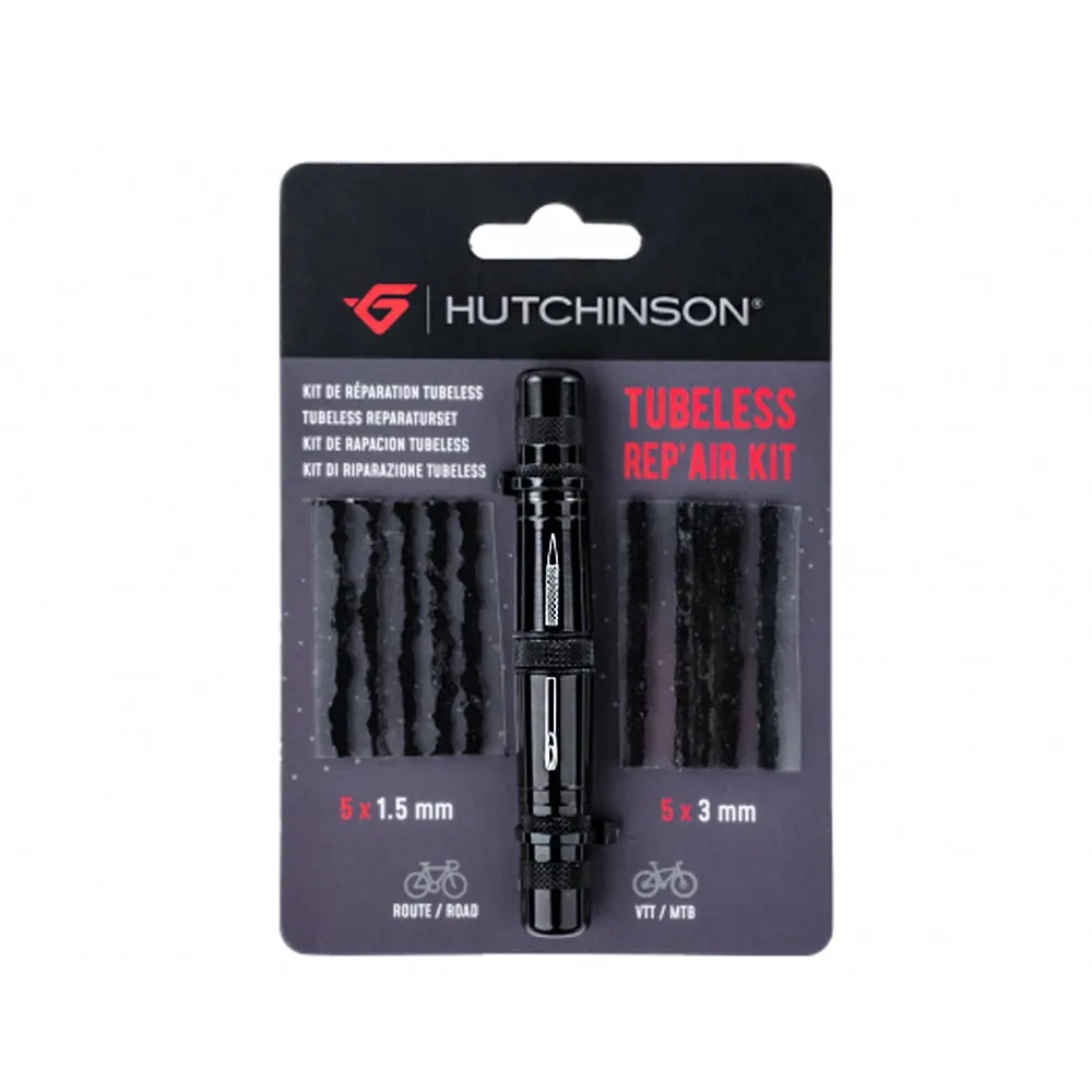 Hutchinson Repair Kit Tubeless, 10 Tubeless Plugs Hutchinson Repair Kit Tubeless, 10 Tubeless Plugs