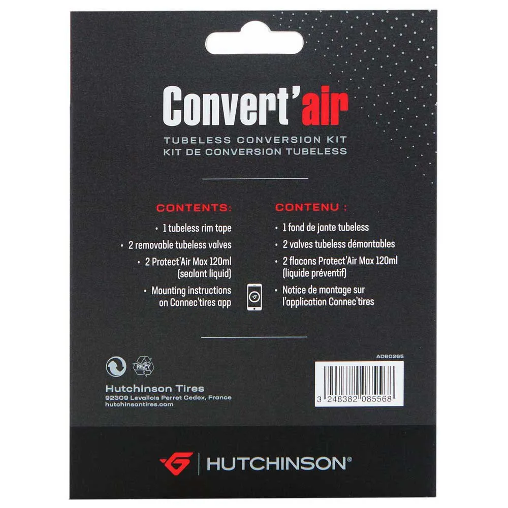 Hutchinson Tubeless 20 Mm Omvandlingskit, Black, One Size