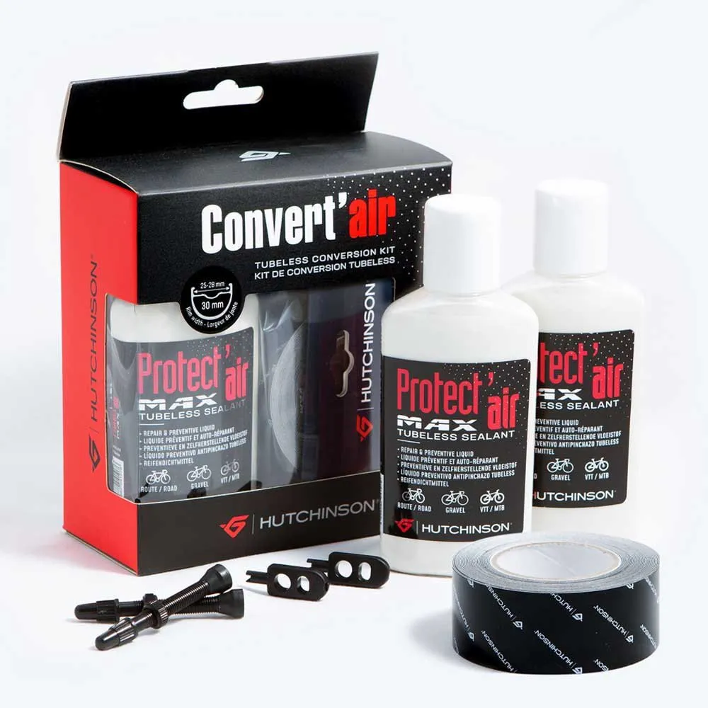 Hutchinson Tubeless 30 Mm Omvandlingskit, Black, One Size