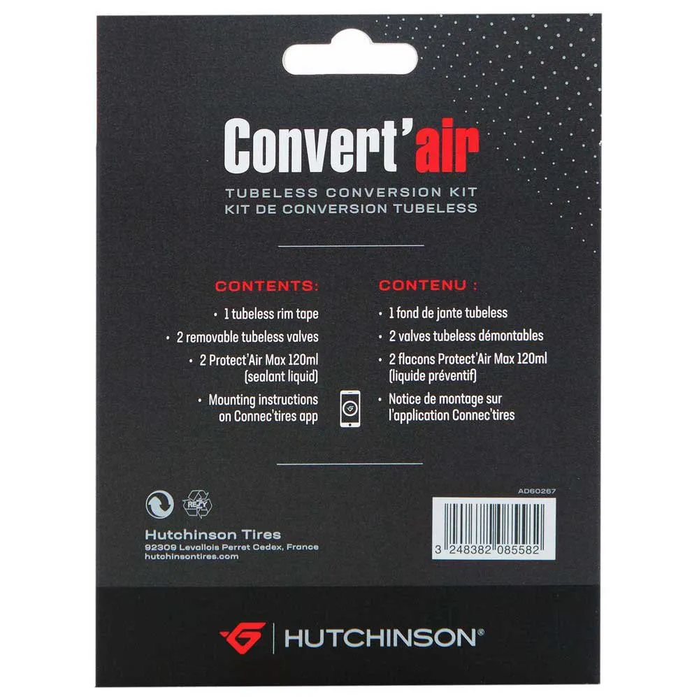 Hutchinson Tubeless 30 Mm Omvandlingskit, Black, One Size