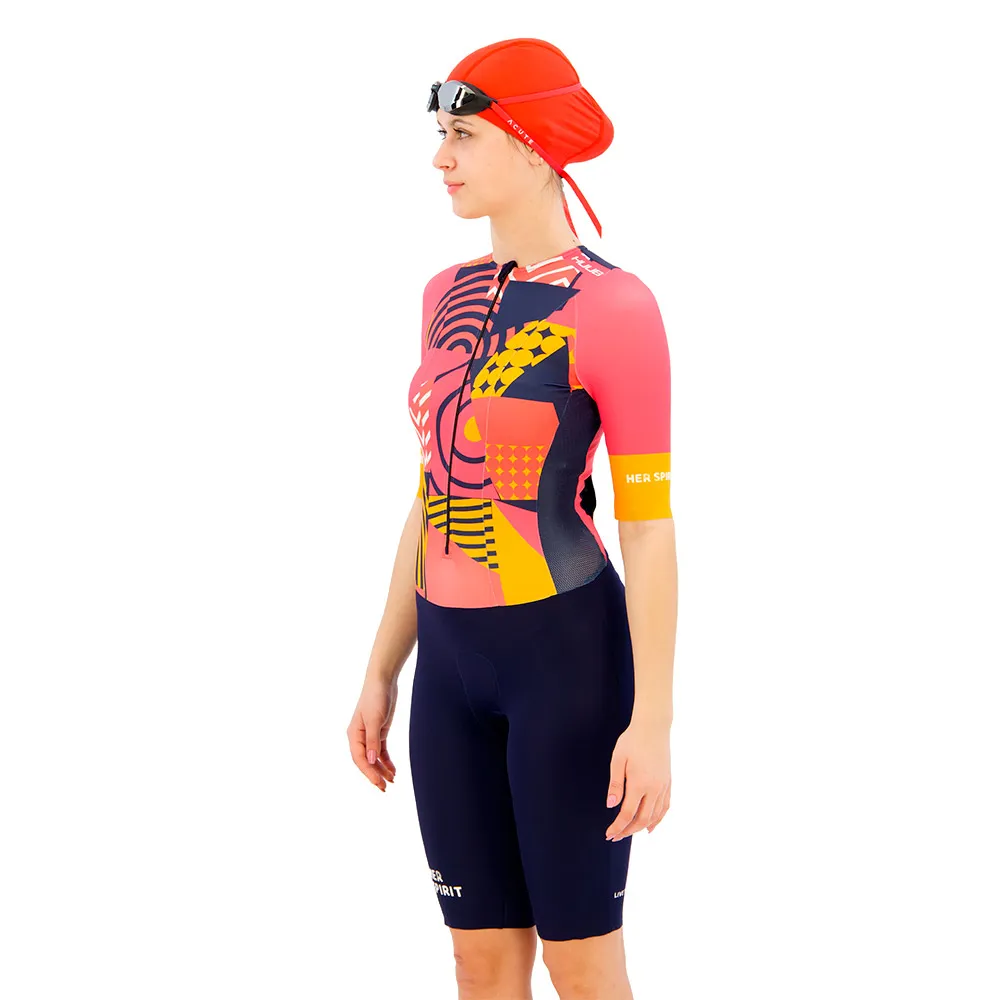 HUUB Her Spirit Lc Kortärmad Triathlondräkt female HUUB Her Spirit Lc Kortärmad Triathlondräkt female