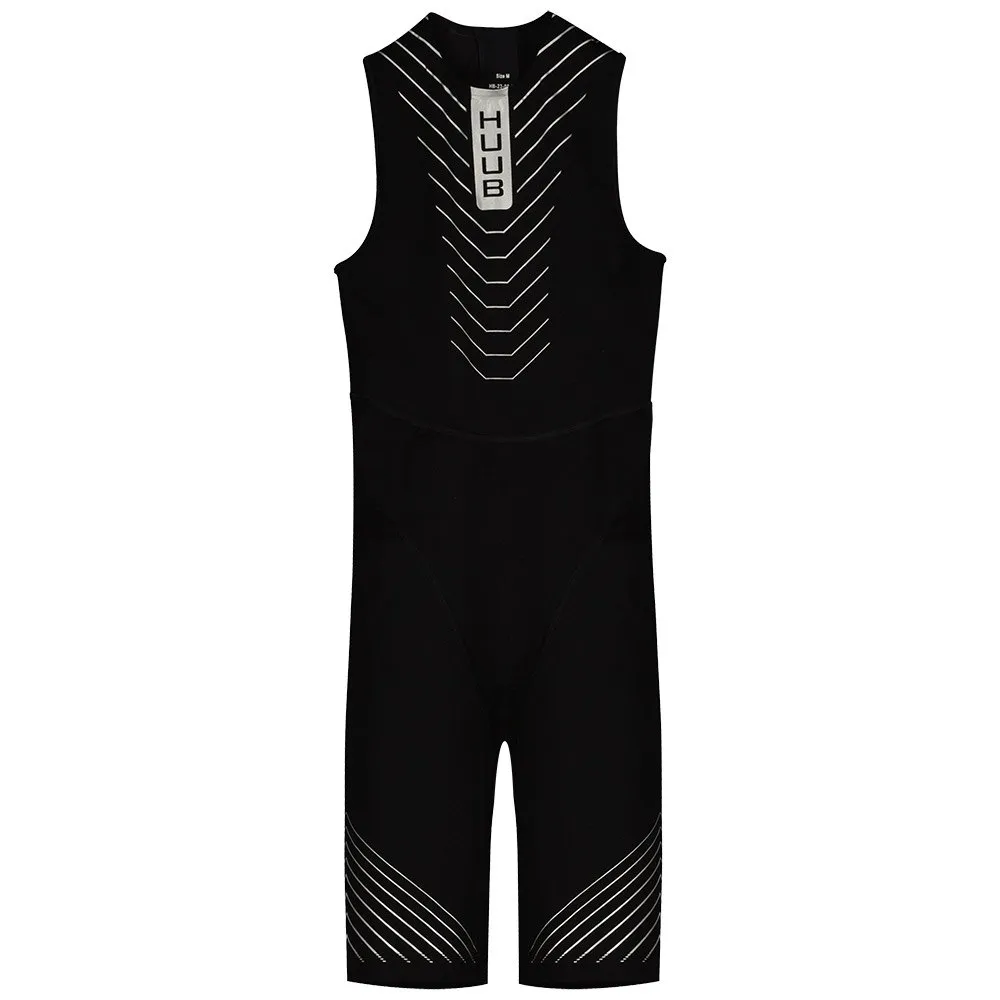 HUUB Pinnacle ärmlös Triathlondräkt male, Black / blue / silver HUUB Pinnacle ärmlös Triathlondräkt male, Black / blue / silver