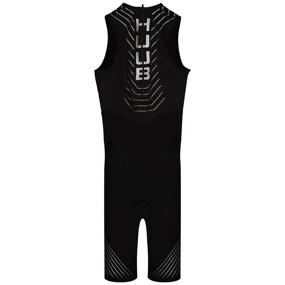 HUUB Pinnacle ärmlös Triathlondräkt male, Black / blue / silver HUUB Pinnacle ärmlös Triathlondräkt male, Black / blue / silver