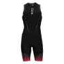 HUUB Race ärmlös Triathlondräkt male, Black / red