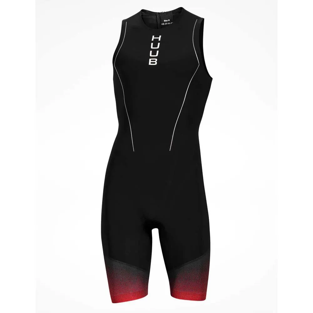 HUUB Race ärmlös Triathlondräkt male, Black / red HUUB Race ärmlös Triathlondräkt male, Black / red