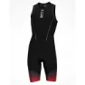 HUUB Race ärmlös Triathlondräkt male, Black / red