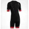 HUUB Raceline Kortärmad Triathlondräkt male, Black / red