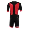 HUUB Raceline Kortärmad Triathlondräkt male, Black / red