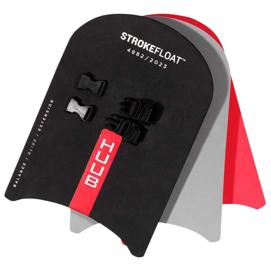 HUUB Stroke Kickboard unisex, Black / grey / red HUUB Stroke Kickboard unisex, Black / grey / red