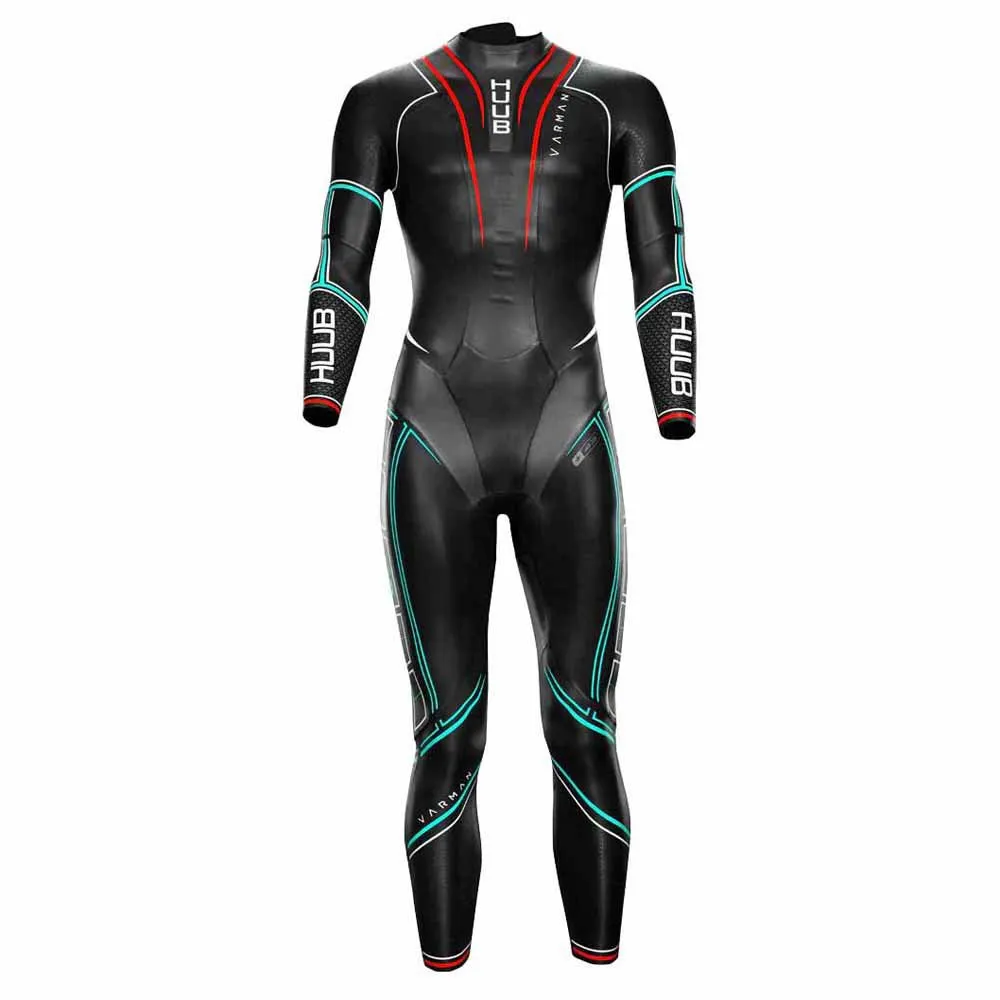 HUUB Varman Glacier Våtdräkt I Neopren unisex, Glacier blue & red, SS