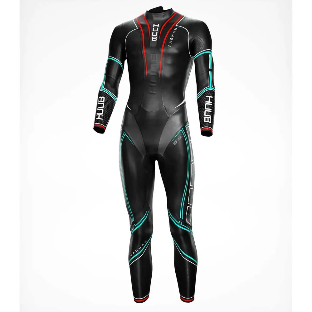 HUUB Varman Glacier Våtdräkt I Neopren unisex, Glacier blue & red, SS