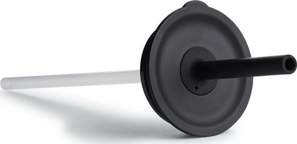 Hydro Flask Press-In Straw Lid, Black, One Size Hydro Flask Press-In Straw Lid, Black, One Size