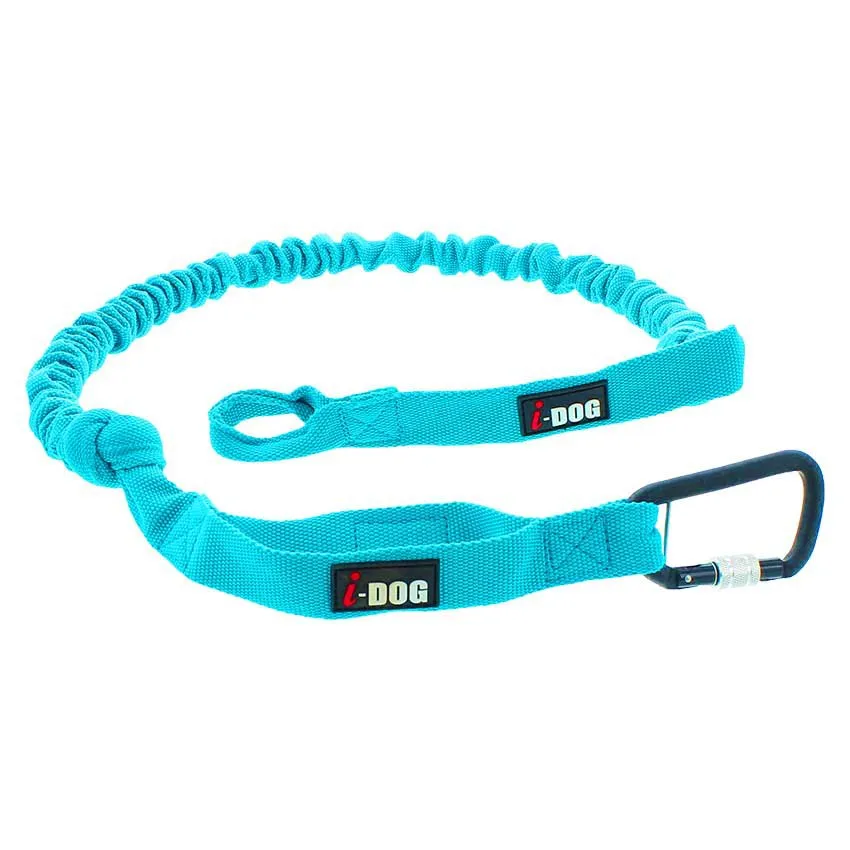 I-dog Canicross Opale Strong Dog Hundkoppel, Blue, 190cm
