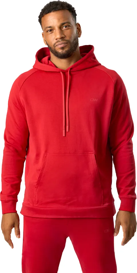 ICANIWILL Men's Training Club Hoodie, Red