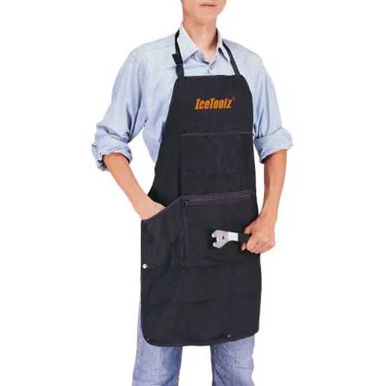 ICE C155 Professionellt Förkläde, Black / orange, One Size