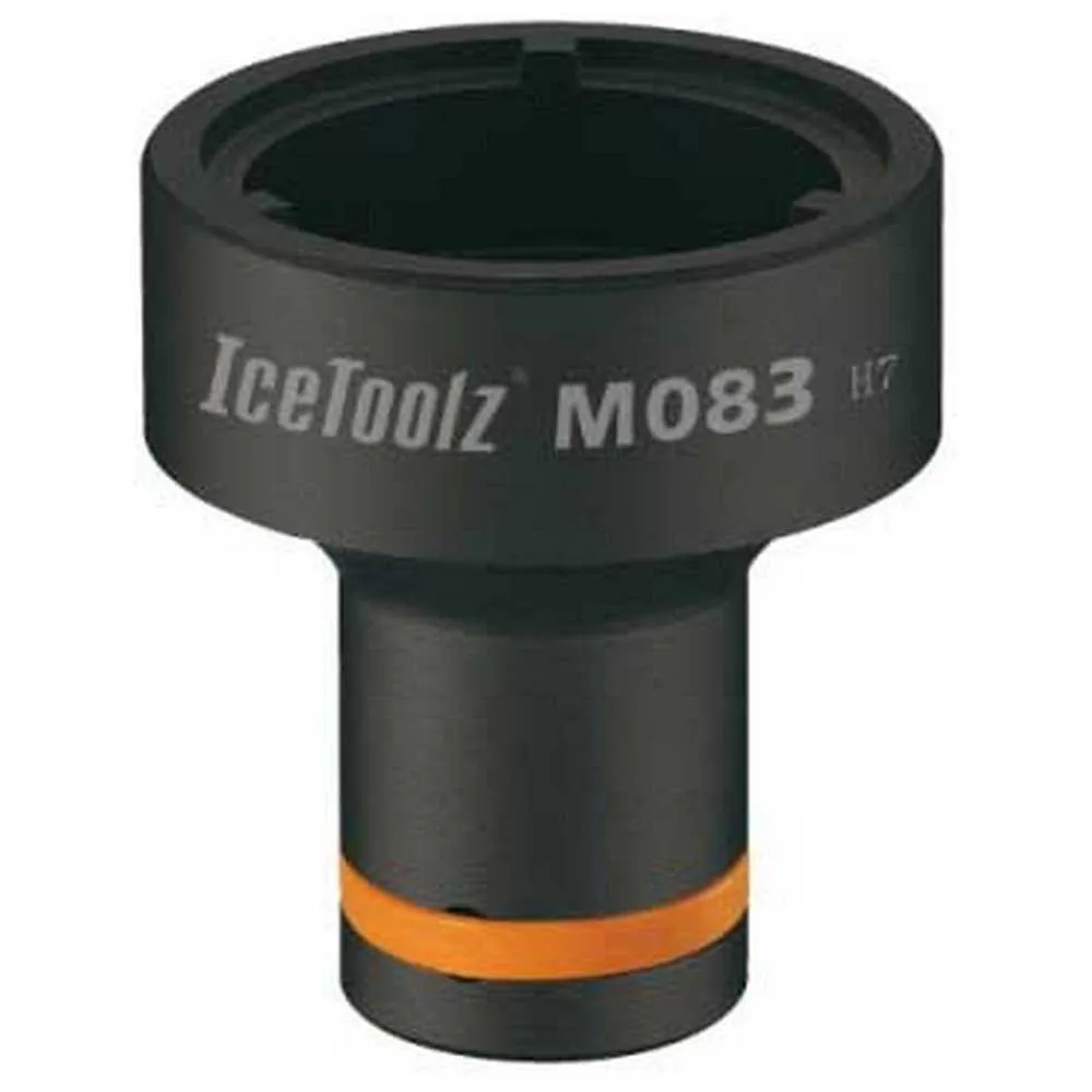 ICE M083 3-notch Bb93 1/2´´ Vevaxelnyckel, Black / orange, One Size