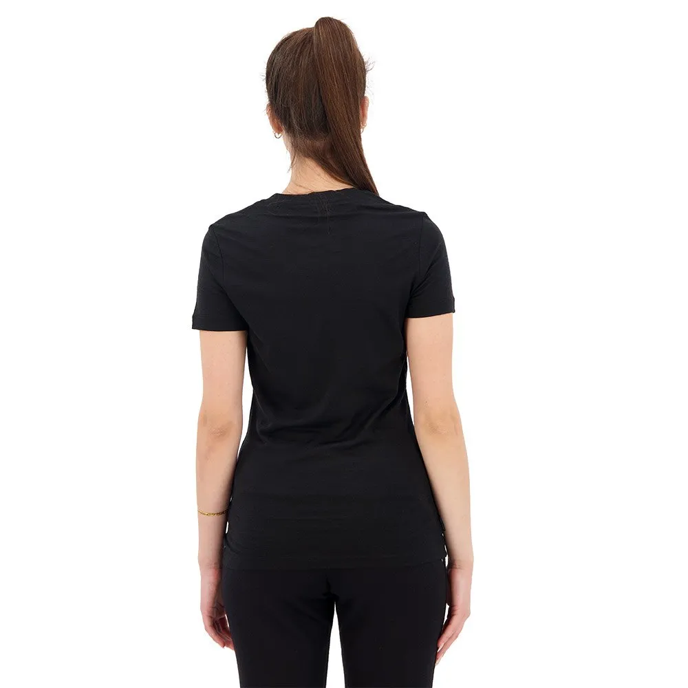 Icebreaker 150 Tech Lite Ii Camping Lines Merino T-shirt Med Korta ärmar, Black