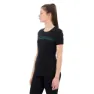 Icebreaker 150 Tech Lite Ii Camping Lines Merino T-shirt Med Korta ärmar, Black