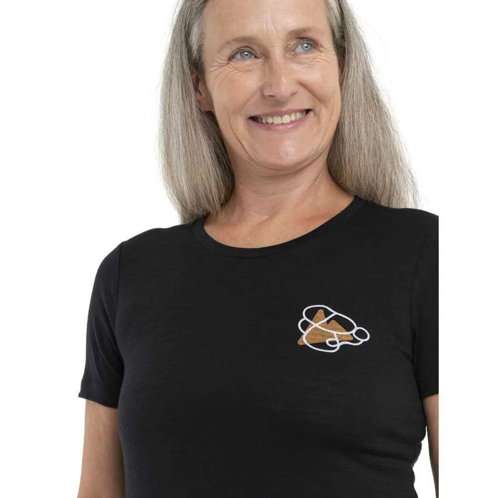 Icebreaker 150 Tech Lite Ii Community Merino T-shirt Med Korta ärmar, Black