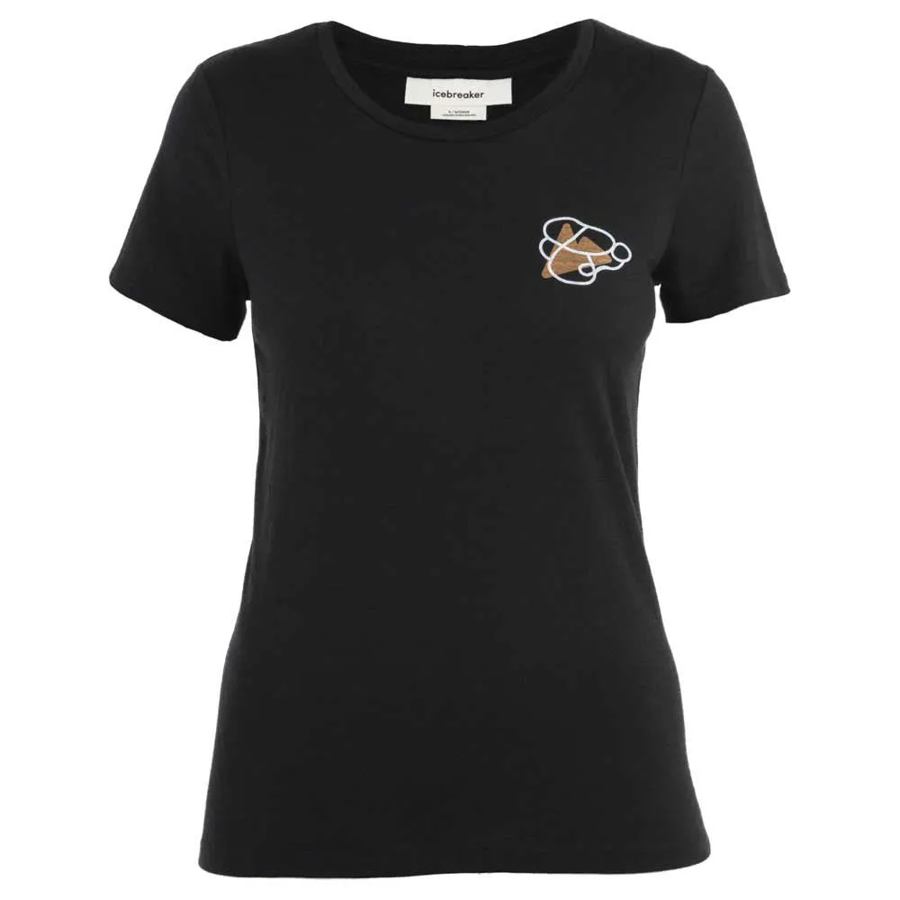 Icebreaker 150 Tech Lite Ii Community Merino T-shirt Med Korta ärmar, Black