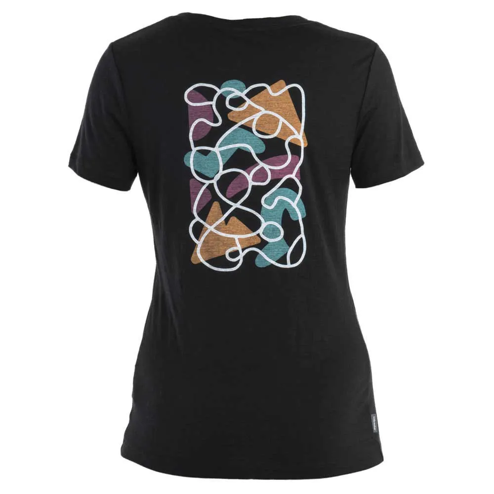 Icebreaker 150 Tech Lite Ii Community Merino T-shirt Med Korta ärmar, Black