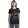 Icebreaker 150 Tech Lite Ii Mountain Stro Merino T-shirt Med Korta ärmar, Midnight navy