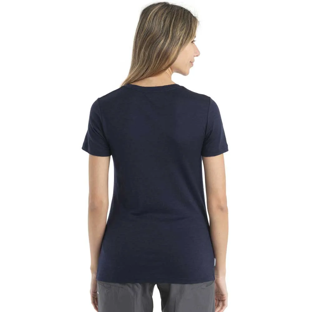 Icebreaker 150 Tech Lite Ii Mountain Stro Merino T-shirt Med Korta ärmar, Midnight navy Icebreaker 150 Tech Lite Ii Mountain Stro Merino T-shirt Med Korta ärmar, Midnight navy