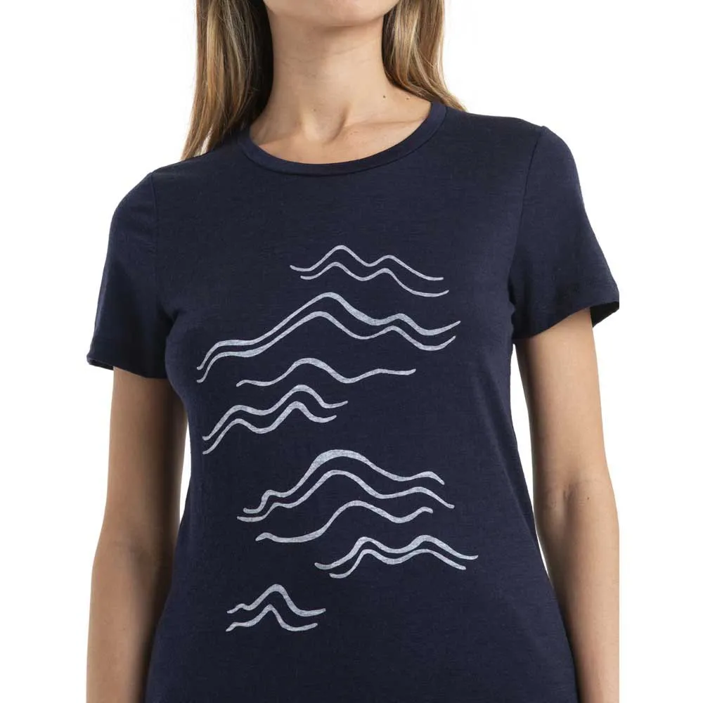 Icebreaker 150 Tech Lite Ii Mountain Stro Merino T-shirt Med Korta ärmar, Midnight navy Icebreaker 150 Tech Lite Ii Mountain Stro Merino T-shirt Med Korta ärmar, Midnight navy