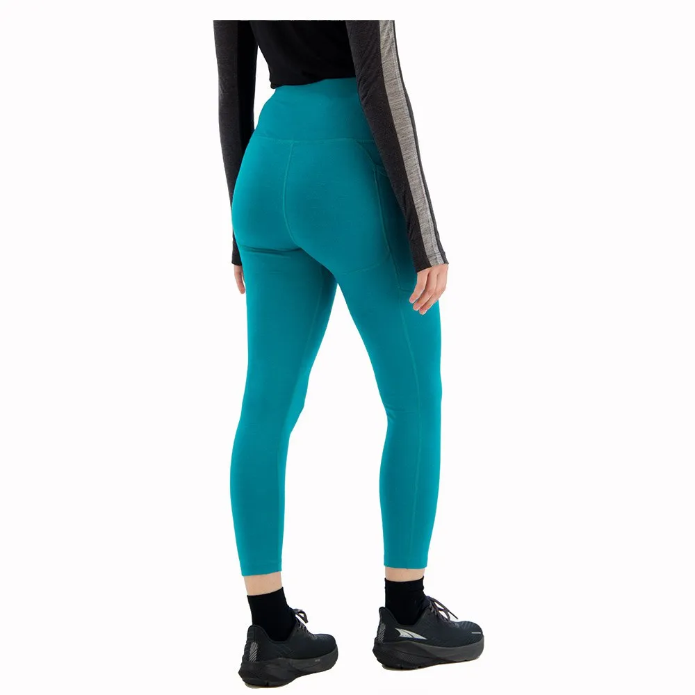 Icebreaker Fastray High Rise Merino Leggings, Flux green Icebreaker Fastray High Rise Merino Leggings, Flux green