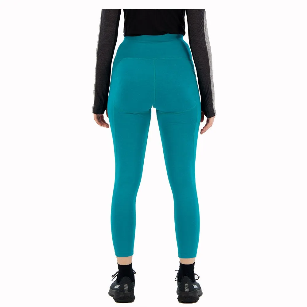 Icebreaker Fastray High Rise Merino Leggings, Flux green Icebreaker Fastray High Rise Merino Leggings, Flux green