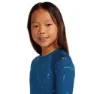 Icebreaker Kids' Merino 200 Oasis Long Sleeve Crewe Snow Day