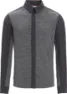 Icebreaker Men's Hike Long Sleeve Top, MONSOON/GRITSTONE HTHR/CB