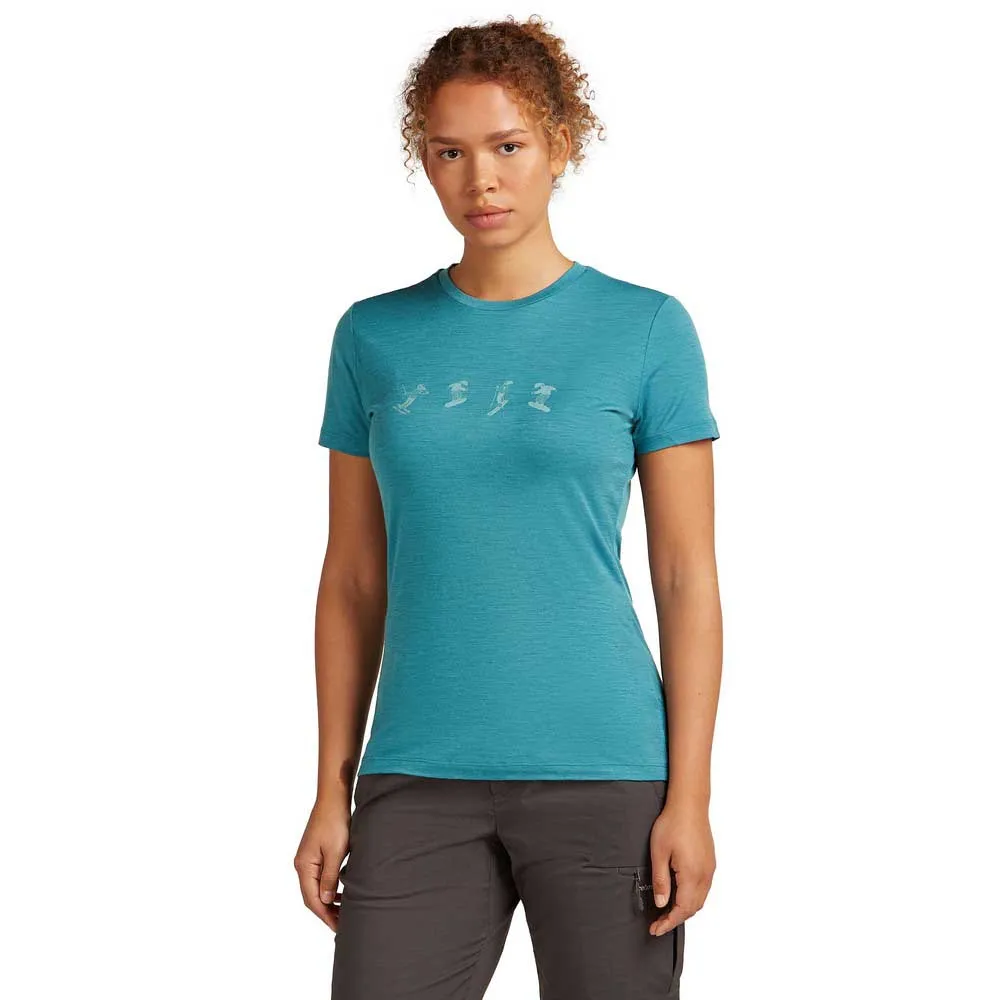 Icebreaker Men's Merino 150 Tech Lite Short Sleeve Skiing