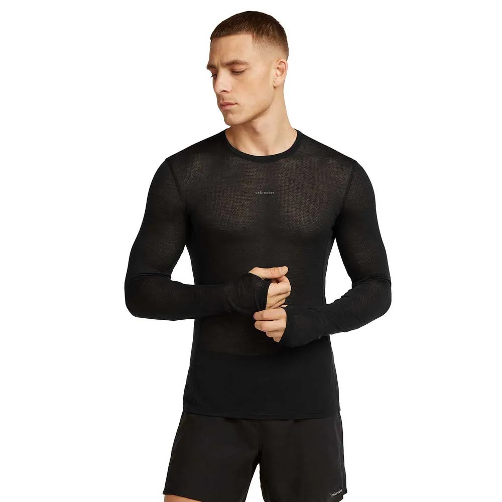 Icebreaker Men's Merino Cool-Lite Featherlight Longleeve Crewe Icebreaker Men's Merino Cool-Lite Featherlight Longleeve Crewe